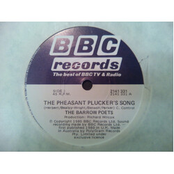 The Barrow Poets The Pheasant Plucker's Song USED VINYL 7INCH 45 RPM SINGLE