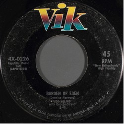 Joe Valino / George Siravo Garden Of Eden / Caravan USED VINYL 7INCH 45 RPM