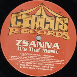 Zsanna It's Tha' Music USED VINYL 12INCH