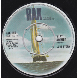 Love Story (3) Stay Awhile USED VINYL 7INCH 45 RPM SINGLE