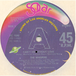 The Whispers Can't Do Without Love USED VINYL 12INCH PROMO 45 RPM