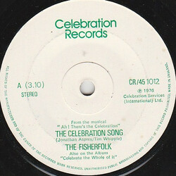 The Fisherfolk The Celebration Song USED VINYL 7INCH 45 RPM