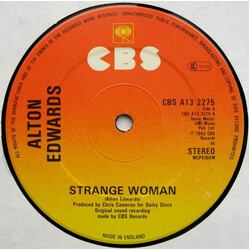 Alton Edwards Strange Woman USED VINYL 12INCH SINGLE 45 RPM