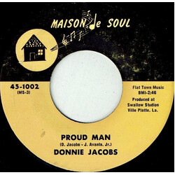 Donnie Jacobs Proud Man / Finance Man USED VINYL 7INCH 45 RPM