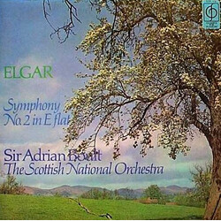 Sir Edward Elgar / Royal Scottish National Orchestra / Sir Adrian Boult Symphony No. 2 In E Flat Vinyl LP USED