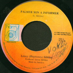 Leroy Sibbles Palmer Son A Informer Vinyl 7" USED