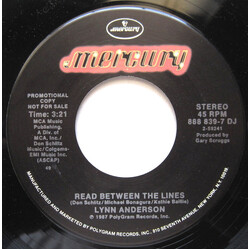 Lynn Anderson Read Between The Lines USED VINYL 7INCH 45 RPM PROMO