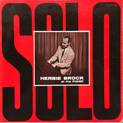 Herbie Brock Solo - At The Piano Vinyl LP USED