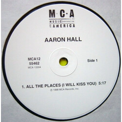 Aaron Hall All The Places (I Will Kiss You) / Move It Girl Vinyl 12" USED