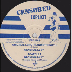 General Levy / Dominic (2) Original Length & Strength / Glad She Resign USED VINYL 12INCH