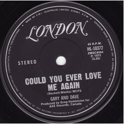 Gary & Dave Could You Ever Love Me Again USED VINYL 7INCH 45 RPM