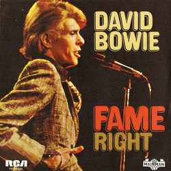 David Bowie Fame USED VINYL 7INCH 45 RPM SINGLE REISSUE