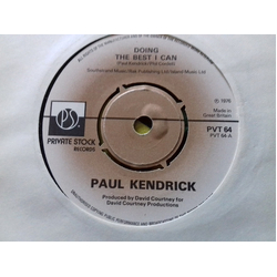 Paul Kendrick Doin The Best I Can Vinyl 7" USED