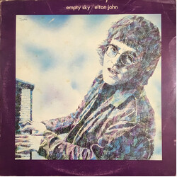Elton John Empty Sky Vinyl LP USED
