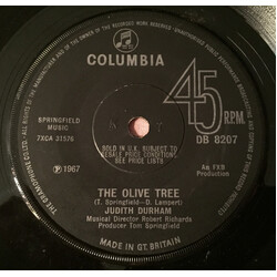 Judith Durham The Olive Tree USED VINYL 7INCH 45 RPM SINGLE