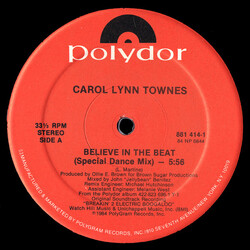 Carol Lynn Townes Believe In The Beat VINYL 12" USED