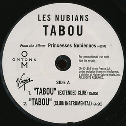 Les Nubians Tabou VINYL 12" USED