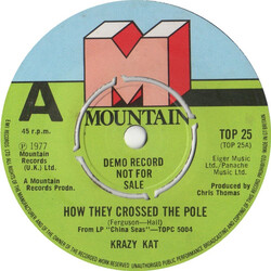 Krazy Kat How They Crossed The Pole USED VINYL 7INCH SINGLE PROMO