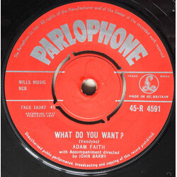 Adam Faith What Do You Want? USED VINYL 7INCH 45 RPM SINGLE