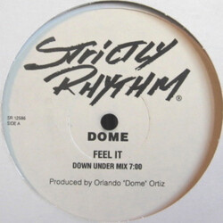 DJ Dome Feel It USED VINYL 12INCH 33 S RPM PROMO