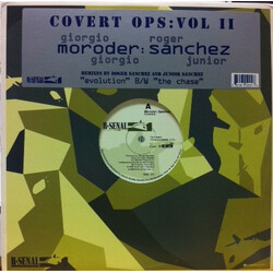Giorgio Moroder / Roger Sanchez / Junior Sanchez COVERT OPS: VOL II Evolution B/W The Chase USED VINYL 12INCH 33 S RPM