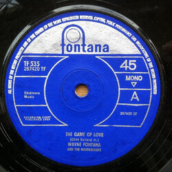 Wayne Fontana & The Mindbenders The Game Of Love USED VINYL 7INCH 45 RPM SINGLE MONO