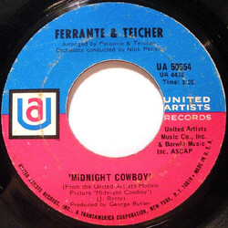 Ferrante & Teicher Midnight Cowboy / Rock-A-Bye Baby USED VINYL 7INCH 45 RPM