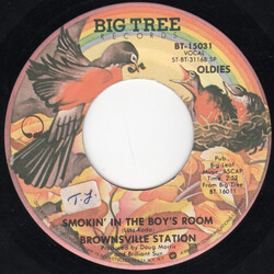 Brownsville Station Smokin' In The Boy's Room / I'm The Leader Of The Gang USED VINYL 7INCH 45 RPM SINGLE
