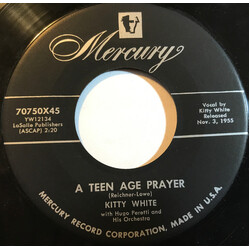 Kitty White A Teen Age Prayer / I'm Gonna Be A Fool Next Monday USED VINYL 7INCH 45 RPM SINGLE