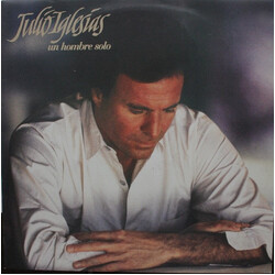 Julio Iglesias Un Hombre Solo Vinyl LP USED