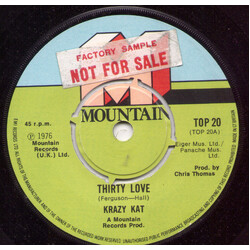 Krazy Kat Thirty Love Vinyl 7" USED
