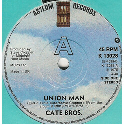 Cate Brothers Union Man USED VINYL 7INCH 45 RPM SINGLE STEREO