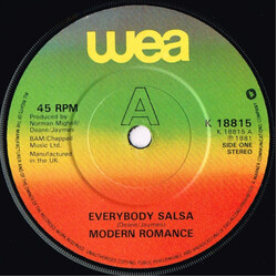Modern Romance Everybody Salsa USED VINYL 7INCH 45 RPM SINGLE