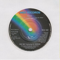 One Way / Al Hudson Music USED VINYL 7INCH 45 RPM SINGLE