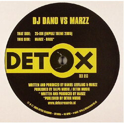DJ Dano / Marzz 25-Six [Impulz Theme 2005] / Bass USED VINYL 12INCH 45 RPM