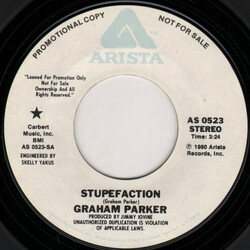 Graham Parker Stupefaction USED VINYL 7INCH 45 RPM PROMO SINGLE
