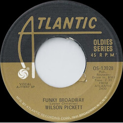 Wilson Pickett Funky Broadway Vinyl 7" USED