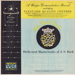 Johann Sebastian Bach / Chamber Orchestra Of The Vienna State Opera / Felix Prohaska Orchestral Masterworks Of J.S. Bach Vinyl LP USED