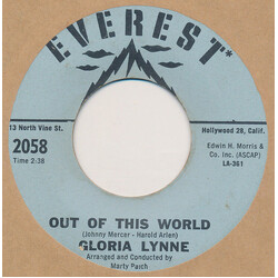 Gloria Lynne Out Of This World USED VINYL 7INCH 45 RPM SINGLE