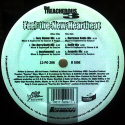 Treacherous Three Feel The New Heartbeat VINYL 12" USED