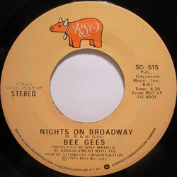 Bee Gees Nights On Broadway USED VINYL 7INCH 45 RPM SINGLE