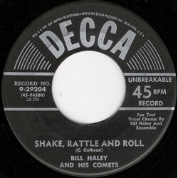 Bill Haley And His Comets Shake, Rattle And Roll / A. B. C. Boogie Vinyl 7" USED