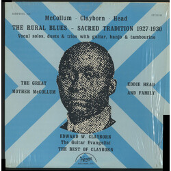 Mother McCollum / Eddie Head & Family / Rev. Edward W. Clayborn The Rural Blues - Sacred Tradition 1927-1939 Vinyl LP USED