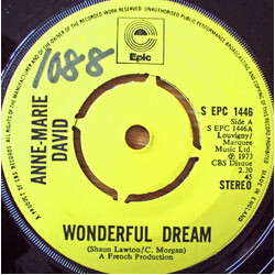 Anne-Marie David Wonderful Dream USED VINYL 7INCH 45 RPM SINGLE STEREO MONO
