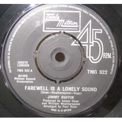 Jimmy Ruffin Farewell Is A Lonely Sound VINYL 7" USED