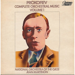 Sergei Prokofiev / Orchestre National De France / Jean Martinon Complete Orchestral Music Volume 1 Vinyl LP USED