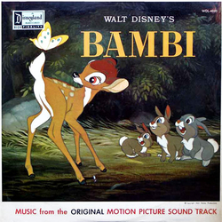 Walt Disney Studio Orchestra Bambi Vinyl LP USED