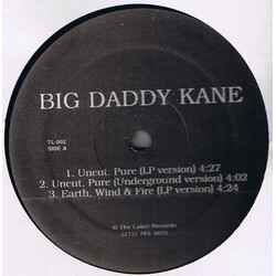 Big Daddy Kane Uncut, Pure / Earth, Wind & Fire USED VINYL 12INCH