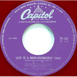 Nat King Cole Love Is A Many-Splendored Thing / Autumn Leaves USED VINYL 7INCH SINGLE