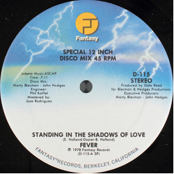 Fever (3) Standing In The Shadows Of Love Vinyl 12" USED